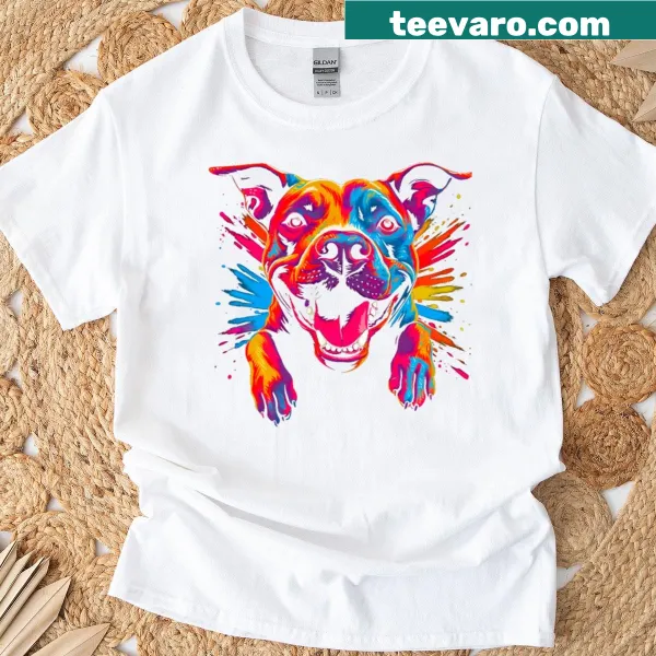 Funny graphic T-shirt celebrating pitbulls