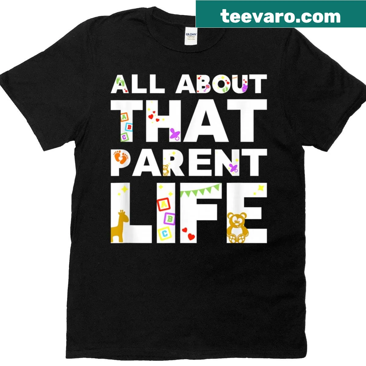 T-shirt featuring the message 'Heaven Is My Home' with a cross design on the back — on a men's t-shirt