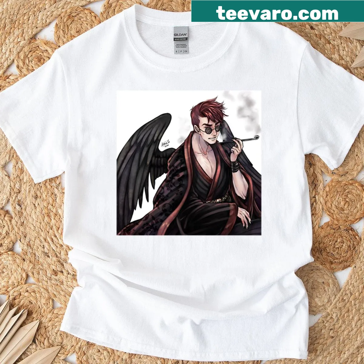 Illustrative t-shirt celebrating Japanese culture — on a men's t-shirt