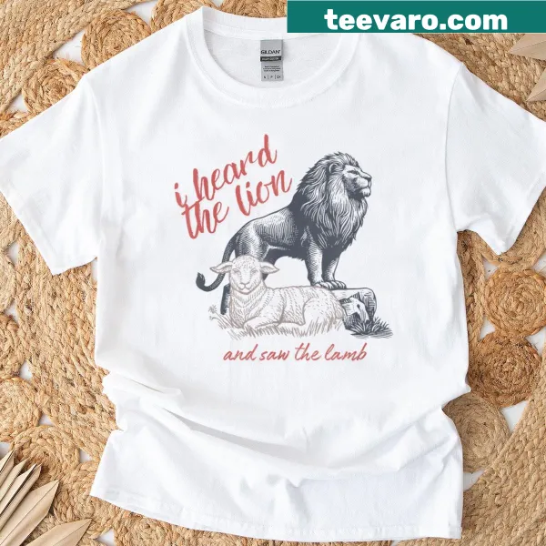 Minimalist Christian T-shirt with inspirational text about faith