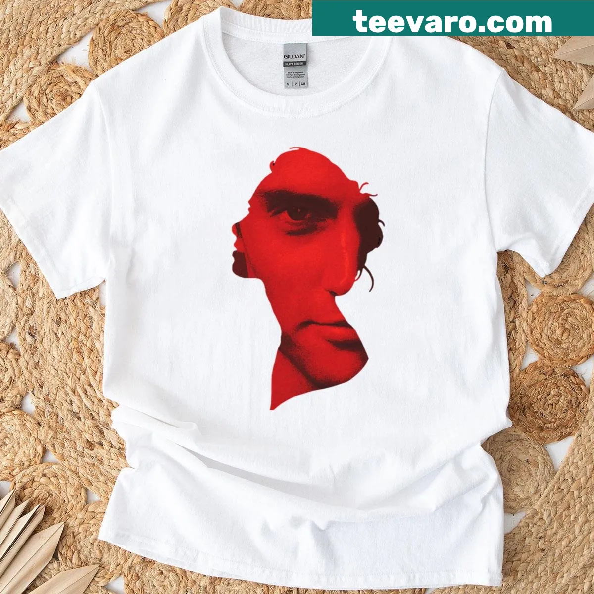 Playful design t-shirt inspired by Joe Goldberg — on a men's t-shirt