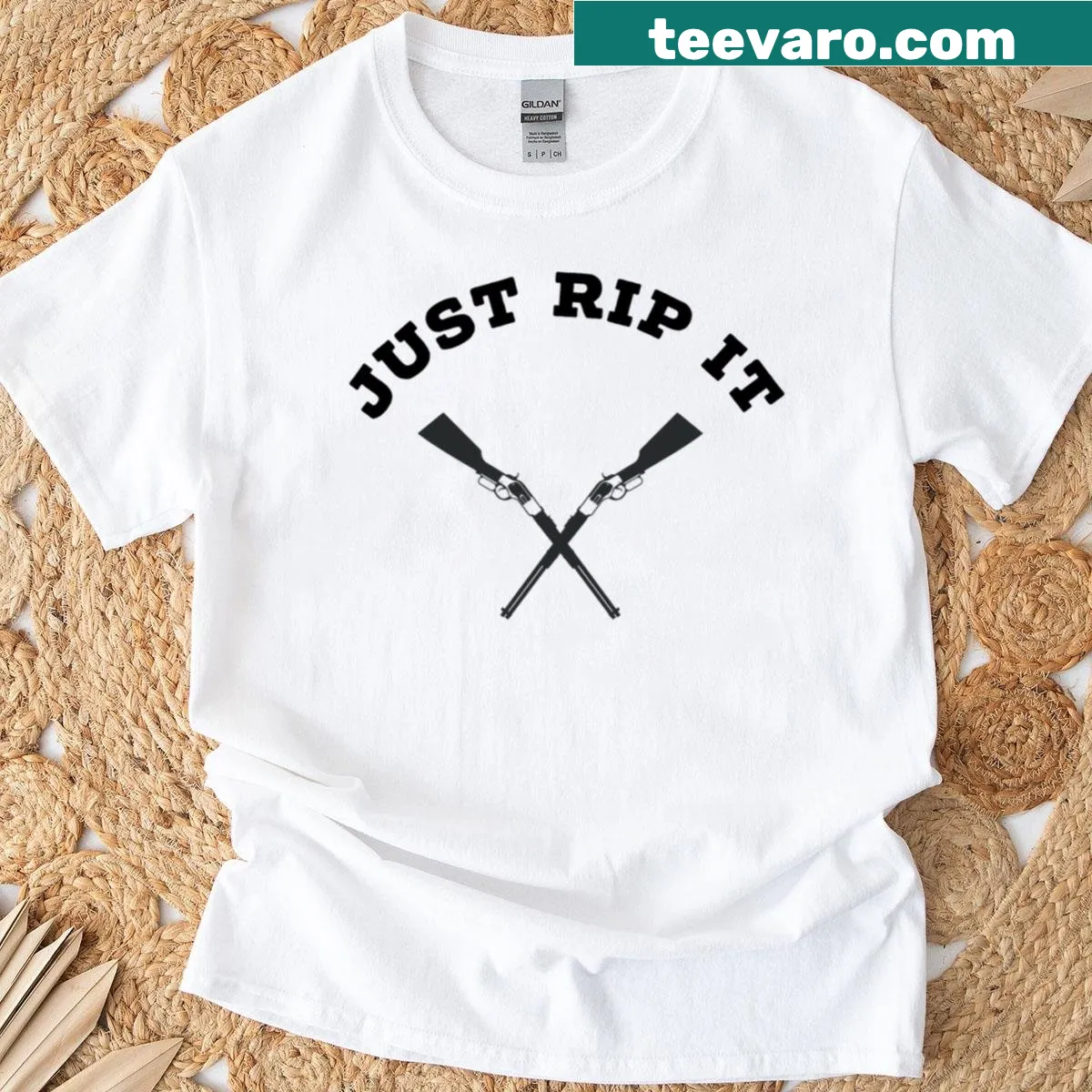 Bold typography t-shirt featuring Rip Wheeler from Yellowstone — on a men's t-shirt