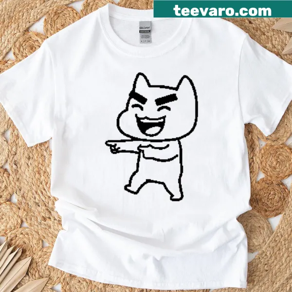 Oversized t-shirt with bold 'Laughing Out Loud' typography design