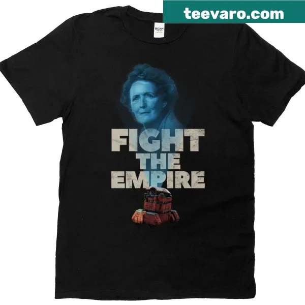 Playful t-shirt featuring the Fight The Empire monologue graphic