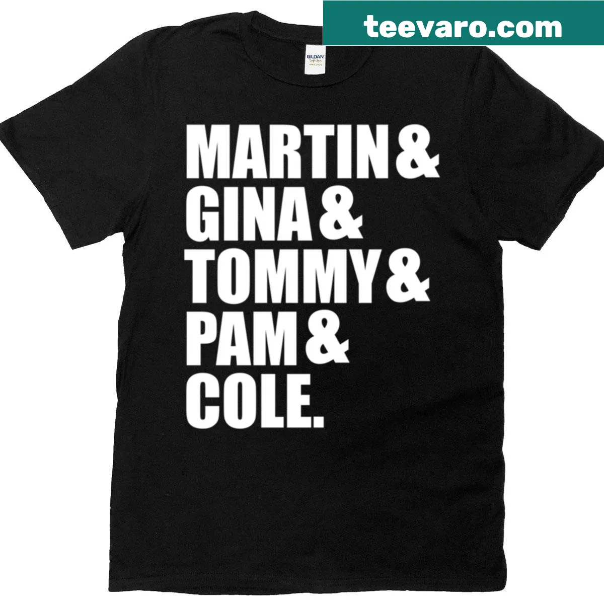 T-shirt featuring quotes from the Martin TV show cast — on a men's t-shirt