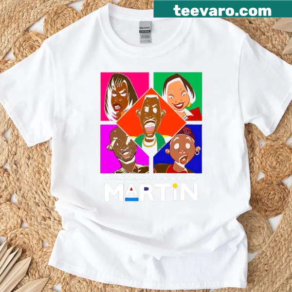 T-shirt featuring a nostalgic design inspired by the Martin Show
