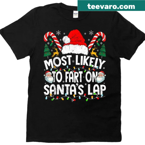 Funny family matching Christmas T-shirt with humorous slogan