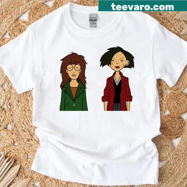 T-shirt featuring Daria and Jane Lane from MTV
