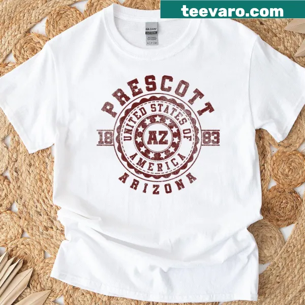 Vintage Prescott Arizona design on a casual t-shirt