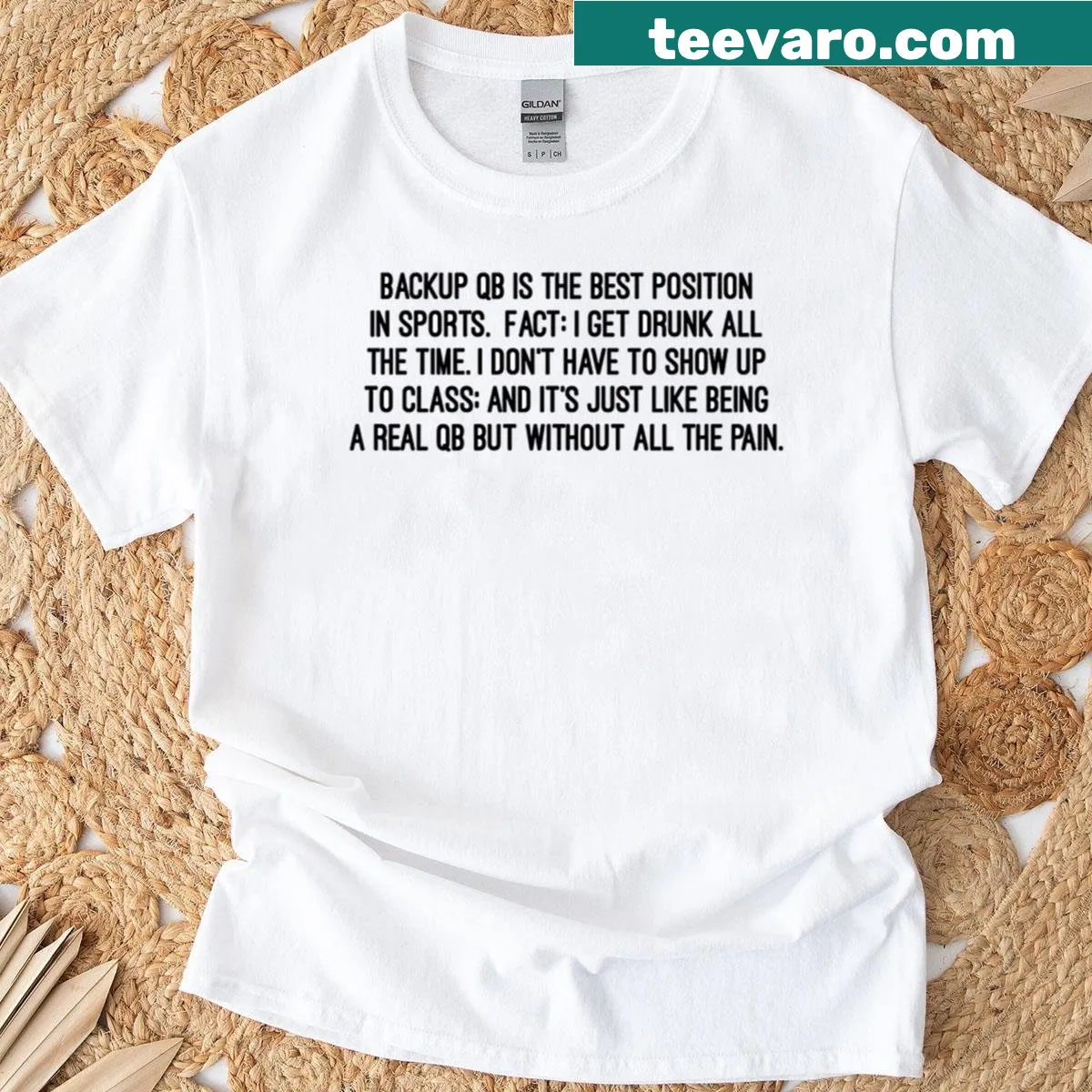 T-shirt featuring an inspirational quote by Alex Morgan. — on a men's t-shirt
