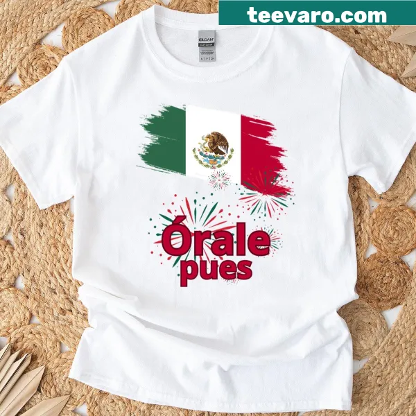Bold typographic design featuring 'Rale Pues' on a T-shirt