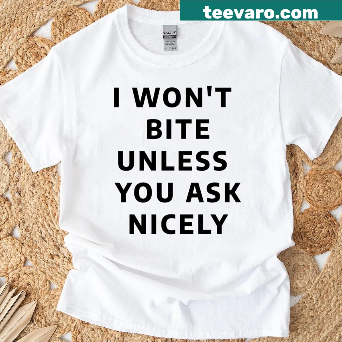 Funny t-shirt with toilet humor-themed phrases — on a men's t-shirt
