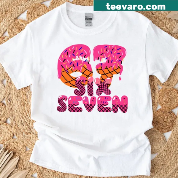 Boxy T-shirt featuring 'Six Seven 6 7' for Generation Alpha.