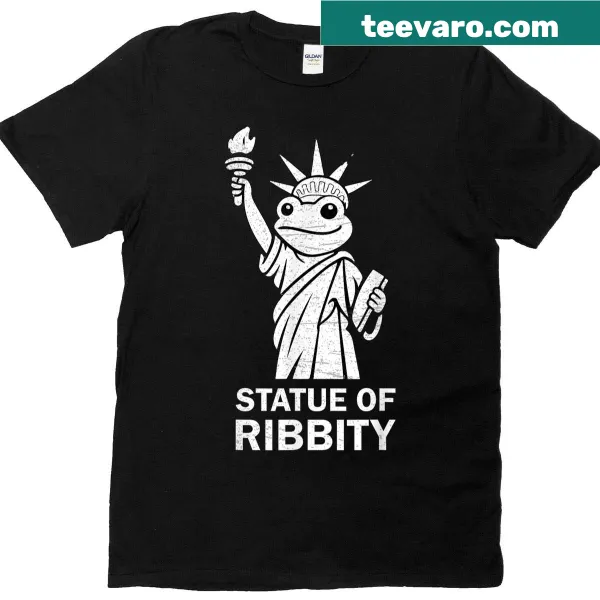 Funny protest T-shirt featuring a cartoon frog graphic