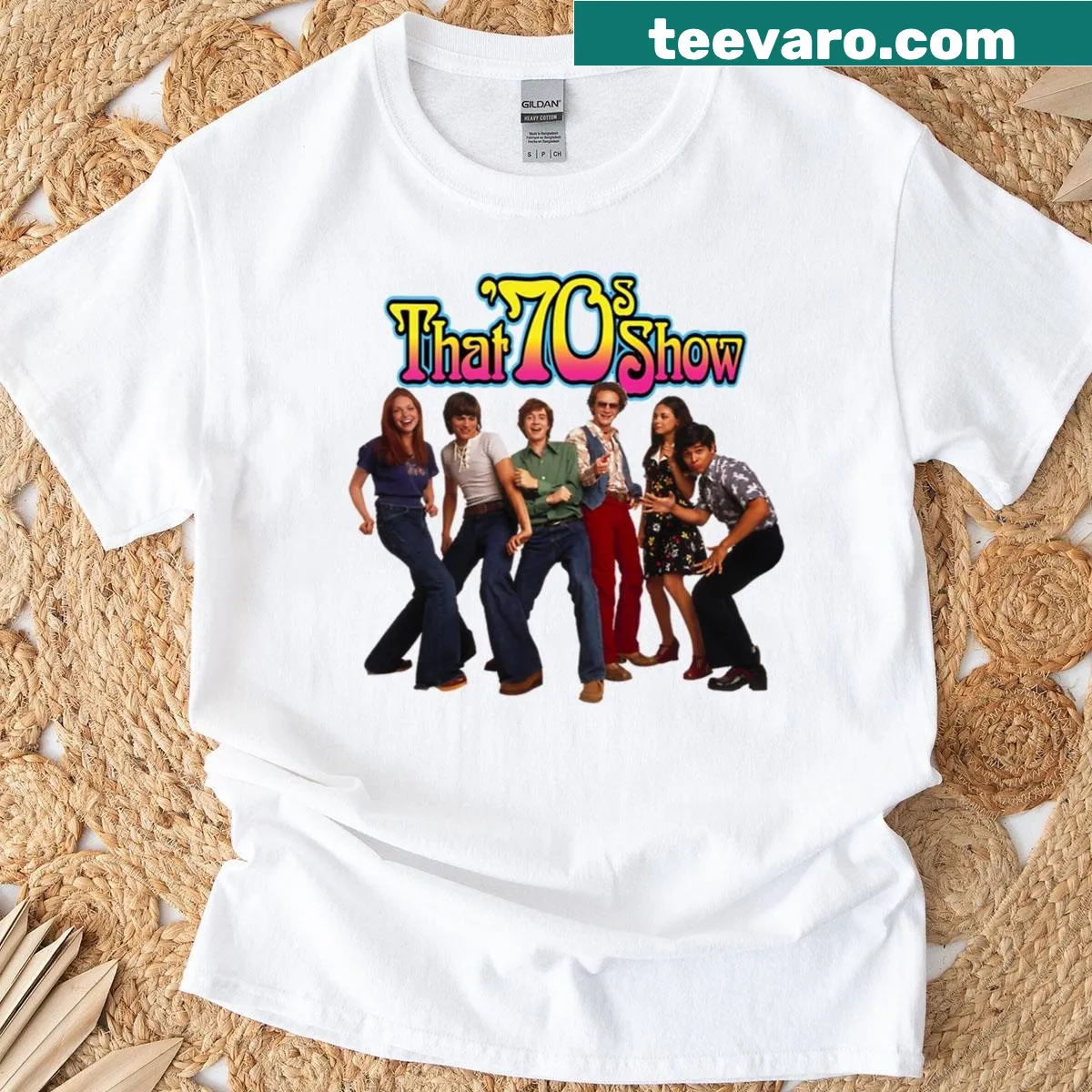 Graphic T-shirt celebrating That '70s Show — on a men's t-shirt