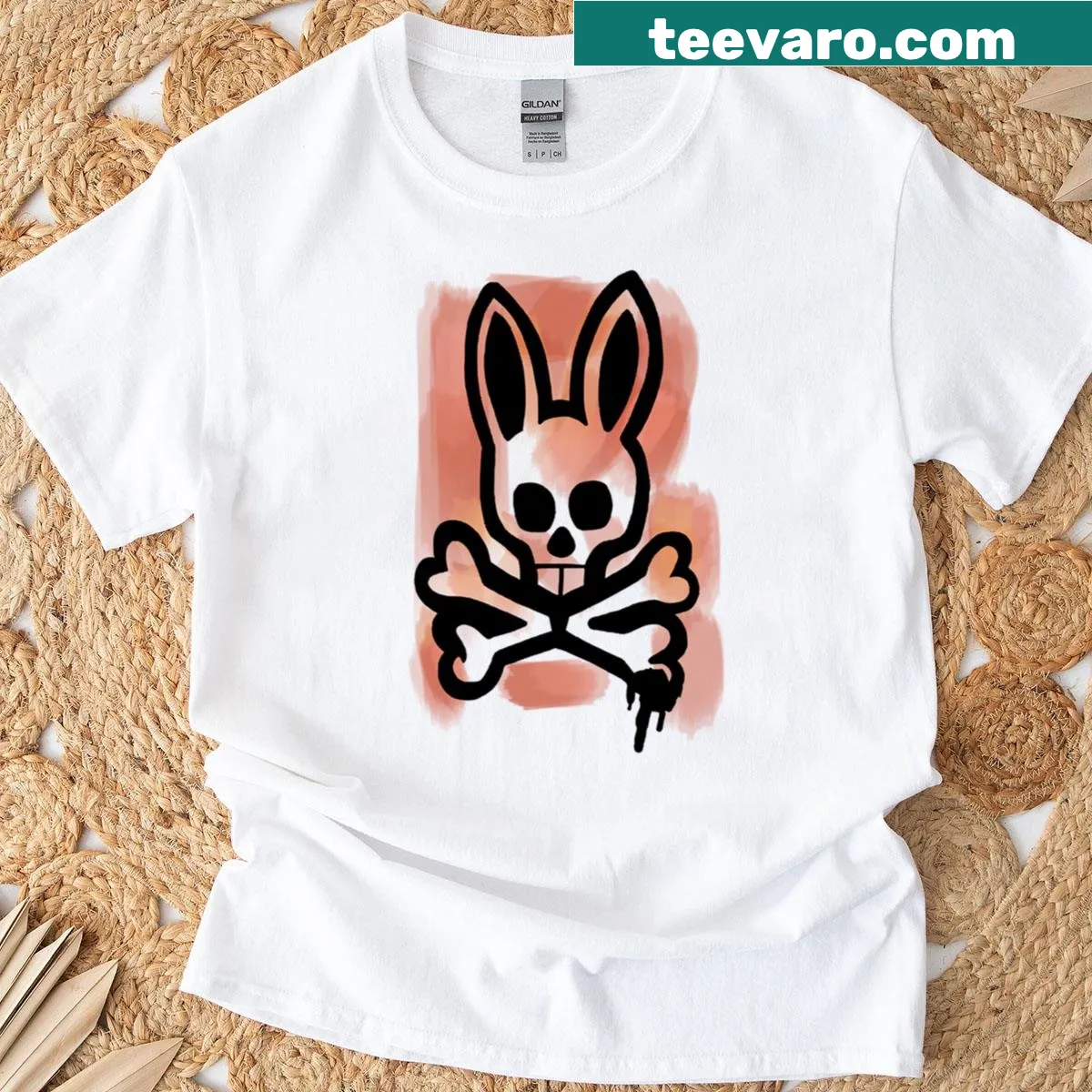 Edgy t-shirt featuring a detailed skull graphic — on a men's t-shirt
