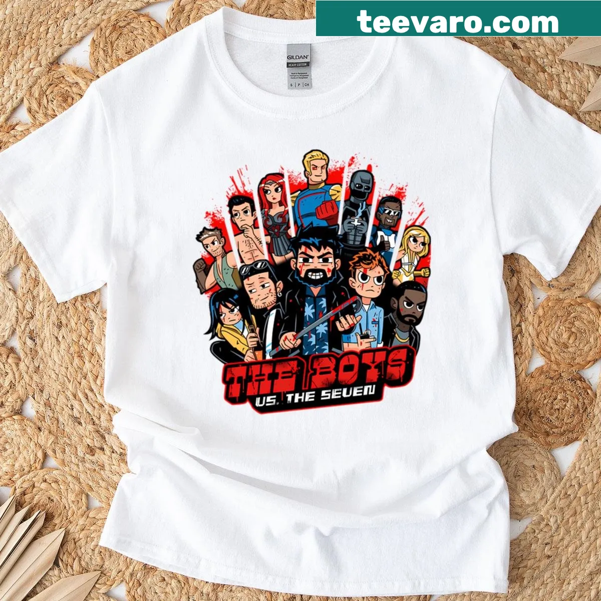 Team-themed t-shirt for boys celebrating collaboration and friendship — on a men's t-shirt
