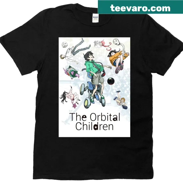 Whimsical T-shirt featuring children in a space theme