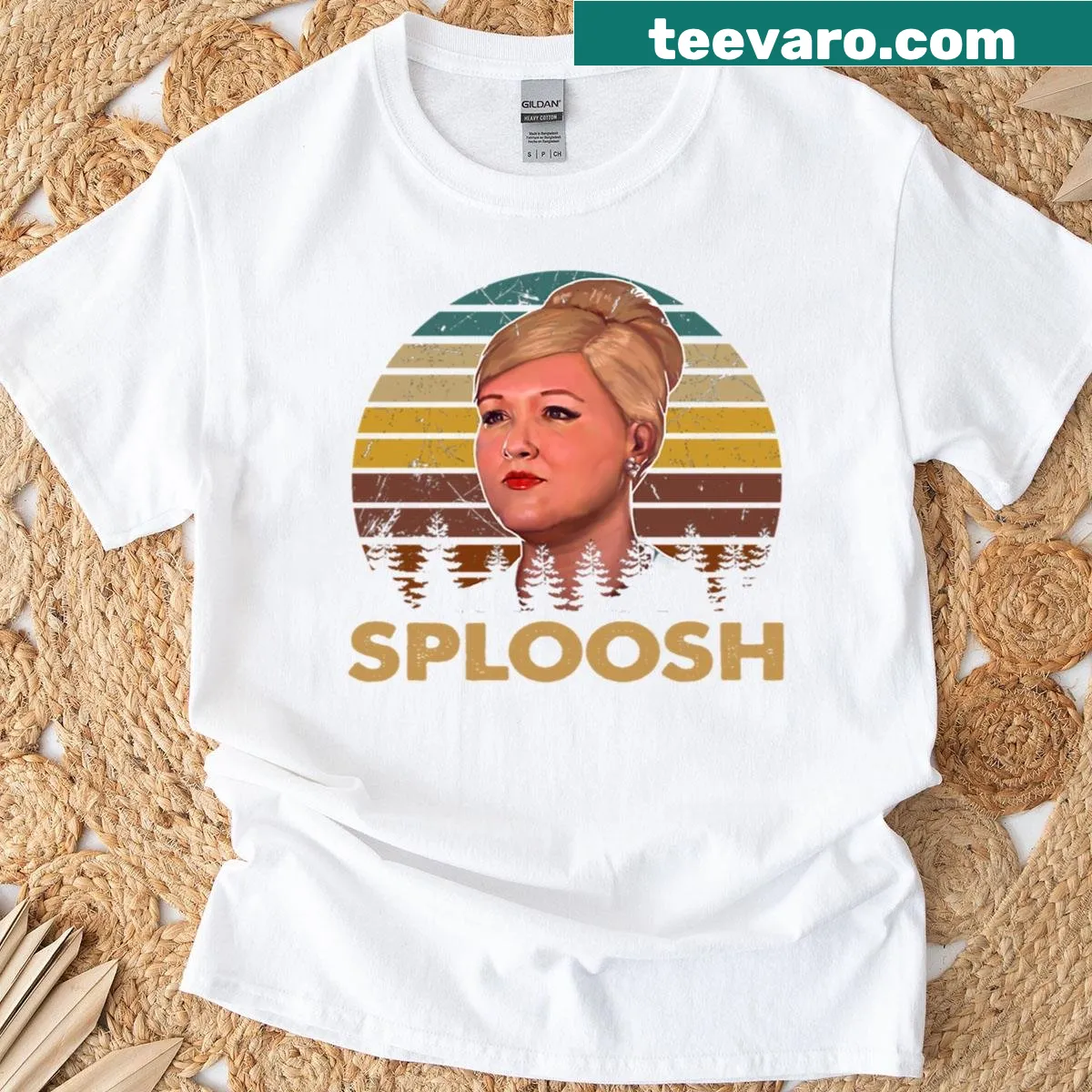 Vintage Archer TV show graphic on a distressed T-shirt — on a men's t-shirt