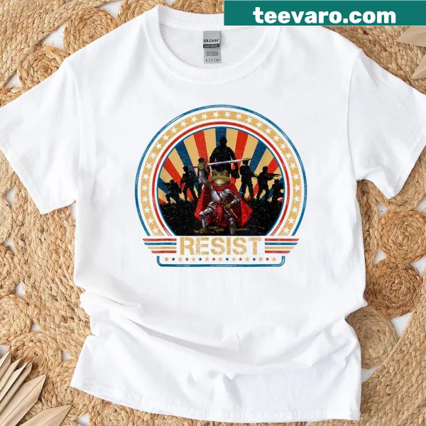 Vintage frog graphic tee for protest and activism