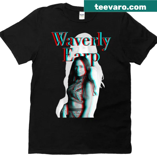 Oversized T-shirt featuring Waverly Earp graphic, vintage style