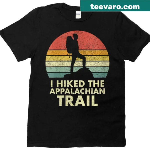 Vintage Appalachian Trail hiking T-shirt with mountain graphic