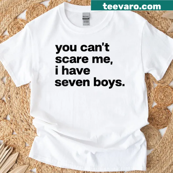 Funny family matching T-shirt for moms of boys