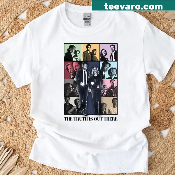 Illustrative X-Files T-shirt celebrating the iconic TV series