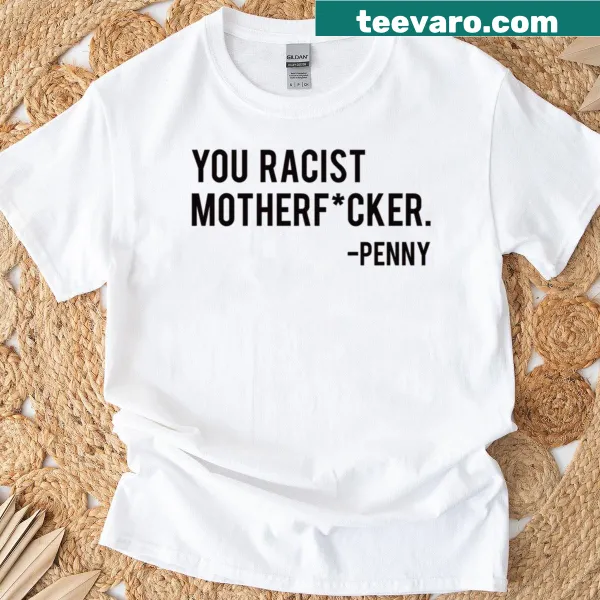 Bold text T-shirt featuring Penny's quote from The Magicians