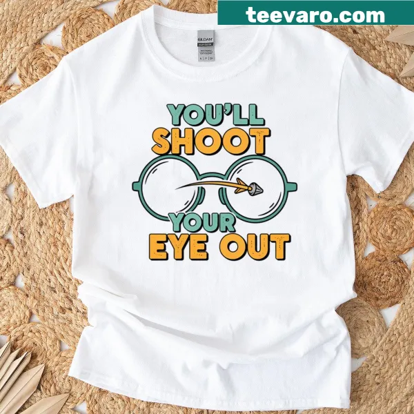 Nostalgic t-shirt with a quote from A Christmas Story