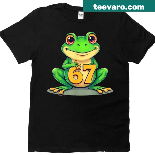 Cartoon frog design t-shirt from Portland