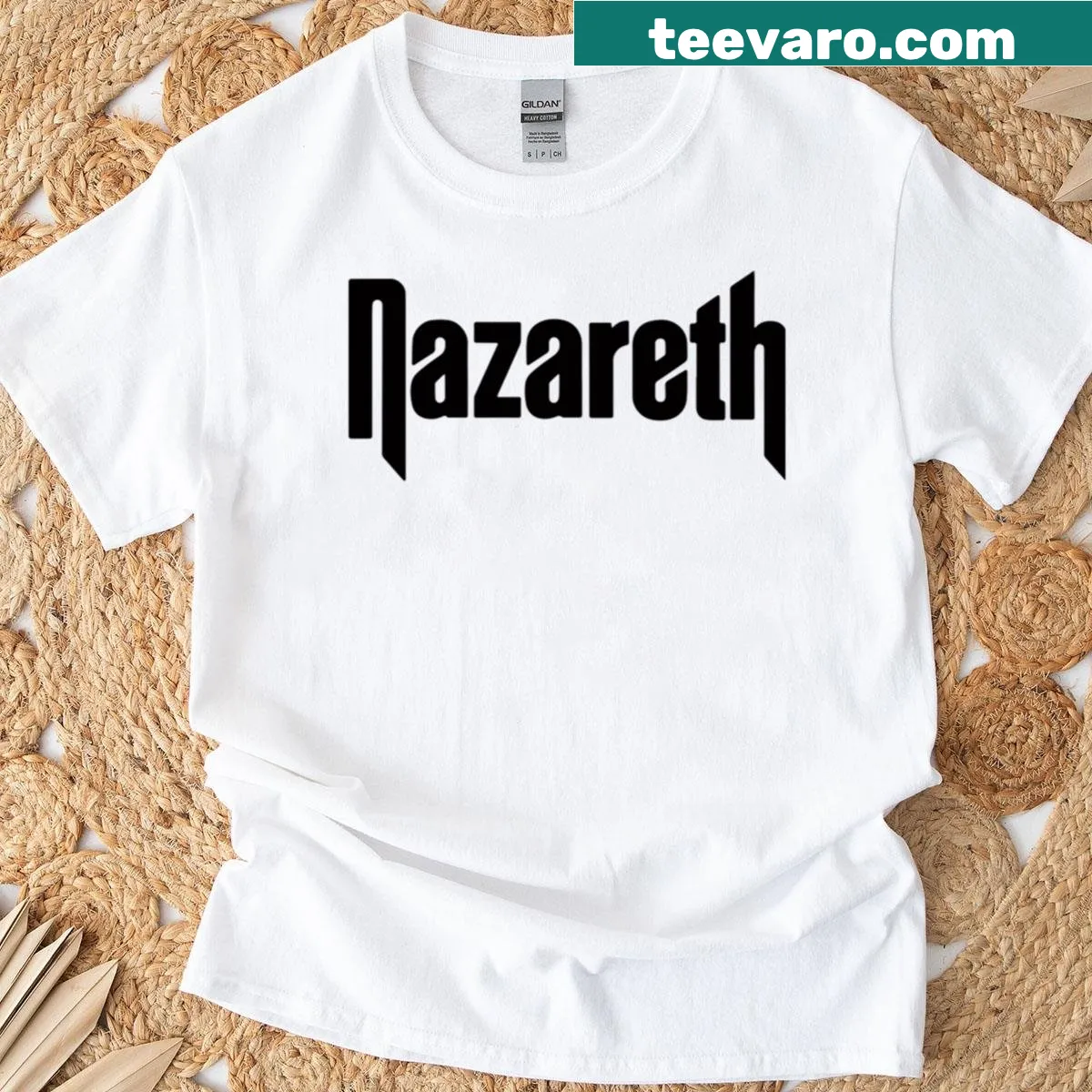Vintage rock and punk lyrics graphic t-shirt — on a men's t-shirt