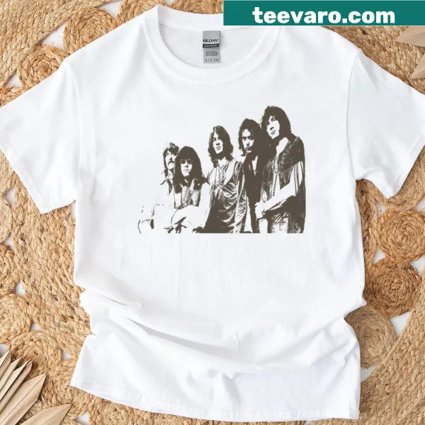 Funny vintage T-shirt with classic band lyrics