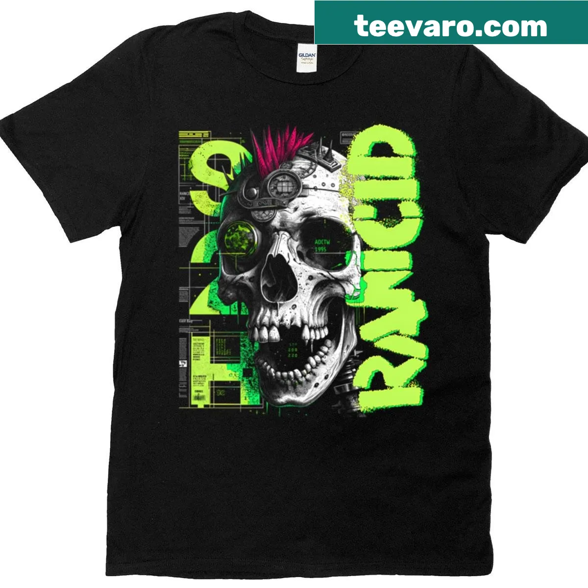 Vintage 90s music tour t-shirt featuring world band designs — on a men's t-shirt