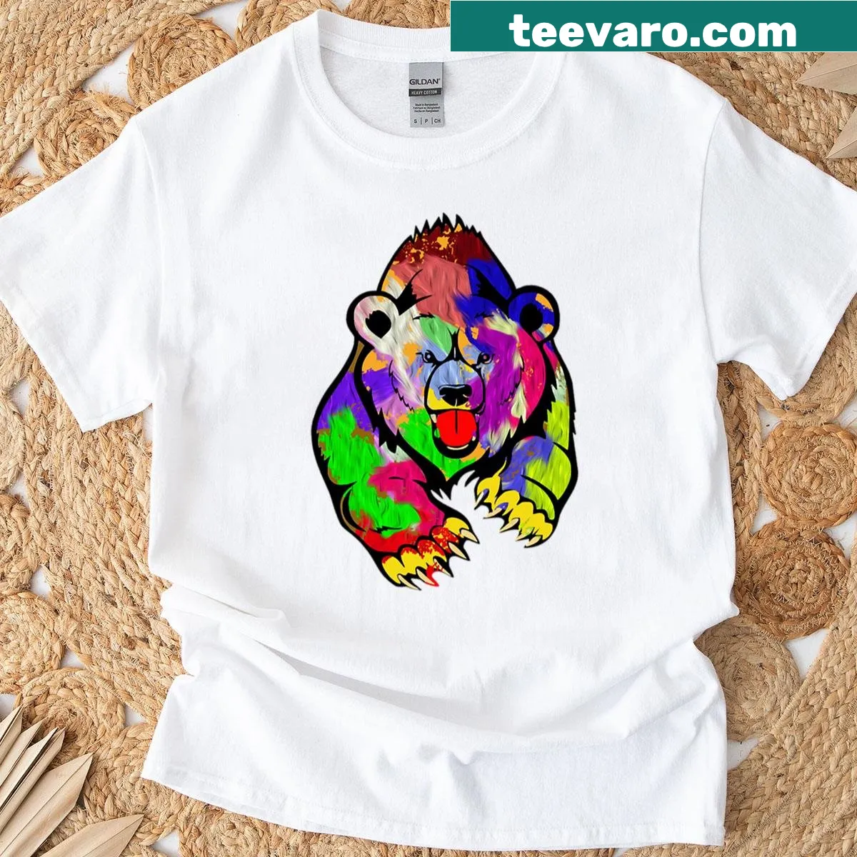 Photographic t-shirt featuring retro Bristol Bears theme for students — on a men's t-shirt