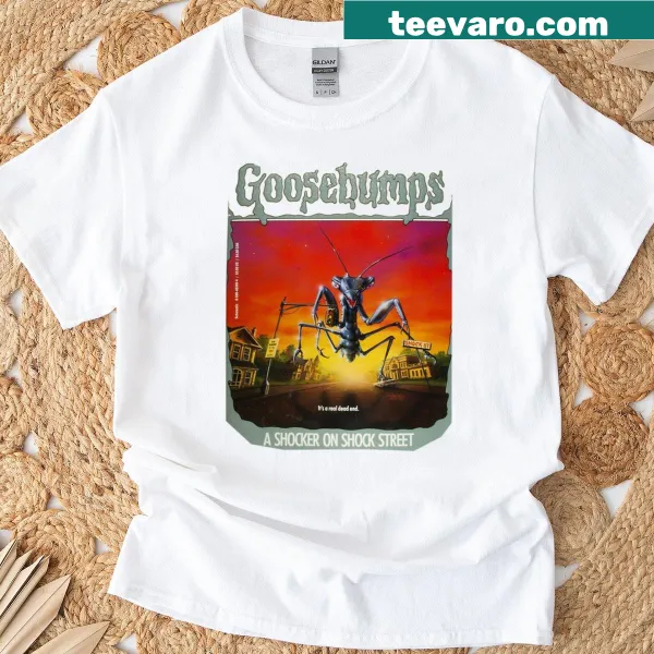 Graphic T-shirt featuring a thrilling Shock Street design