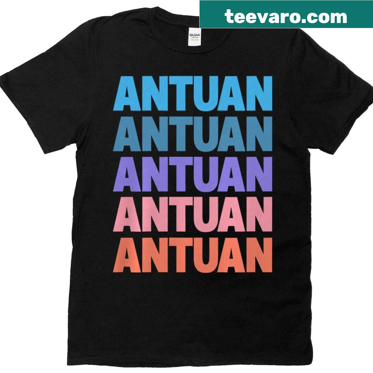Minimalist typography shirt with classic design — on a men's t-shirt