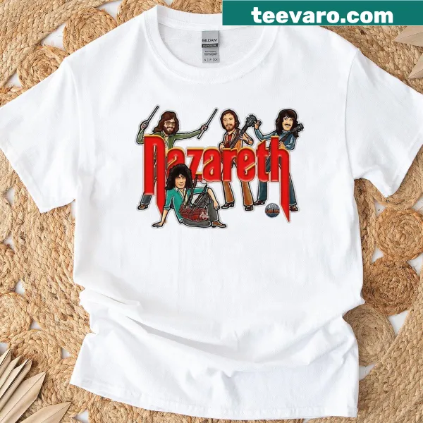 Funny vintage T-shirt with band song lyrics and references