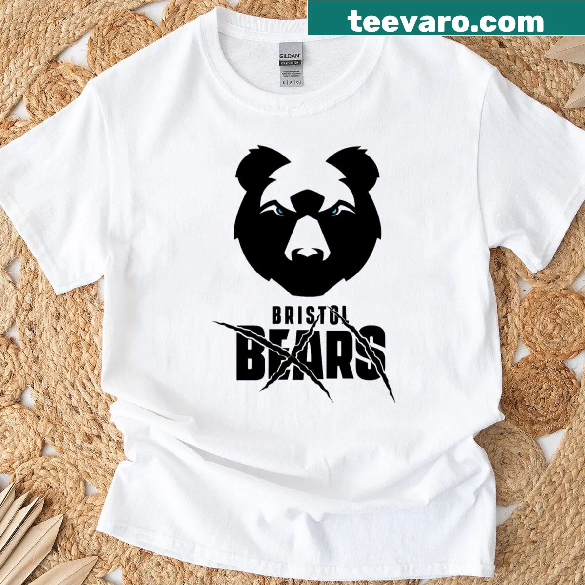 Bristol Bears fan t-shirt for kids celebrating a birthday — on a men's t-shirt