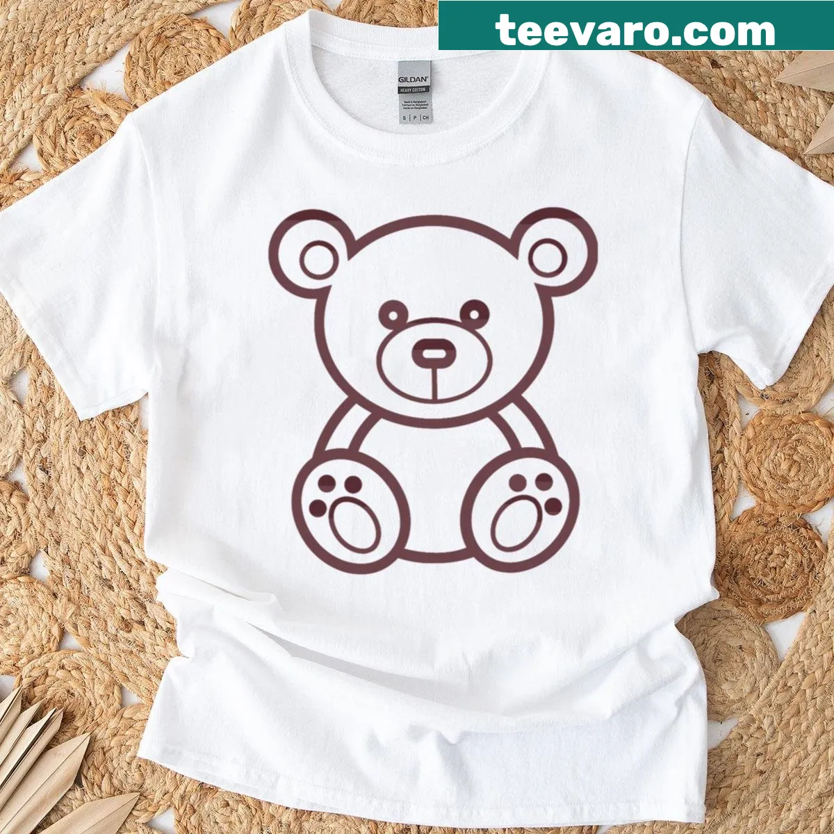 Illustration of a bear with text 'Bear Nice' for Bristol Bears — on a men's t-shirt
