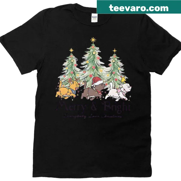 Cartoon-style vintage cat T-shirt for kids