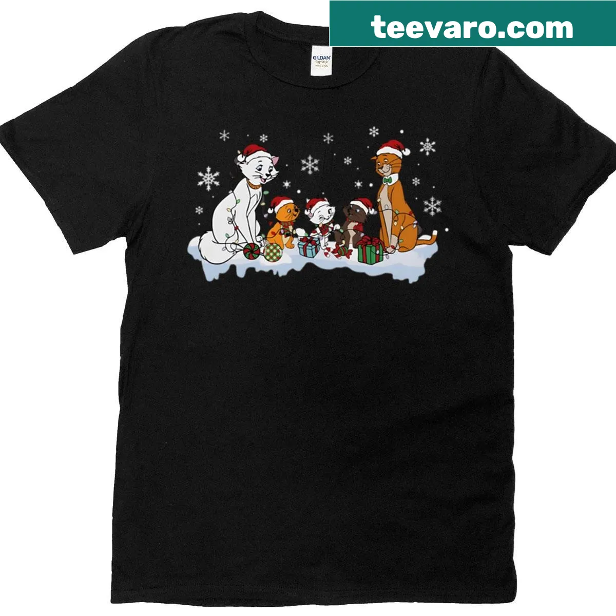 Vintage cartoon cat t-shirt for kids with a funny design — on a men's t-shirt