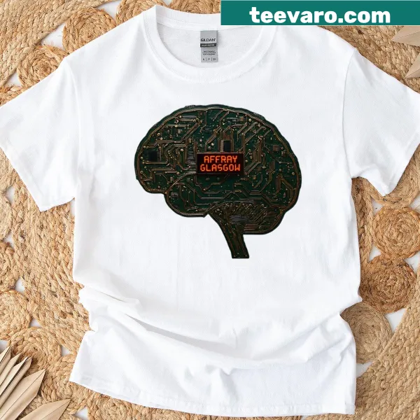 Humorous tee with clever soldering graphic