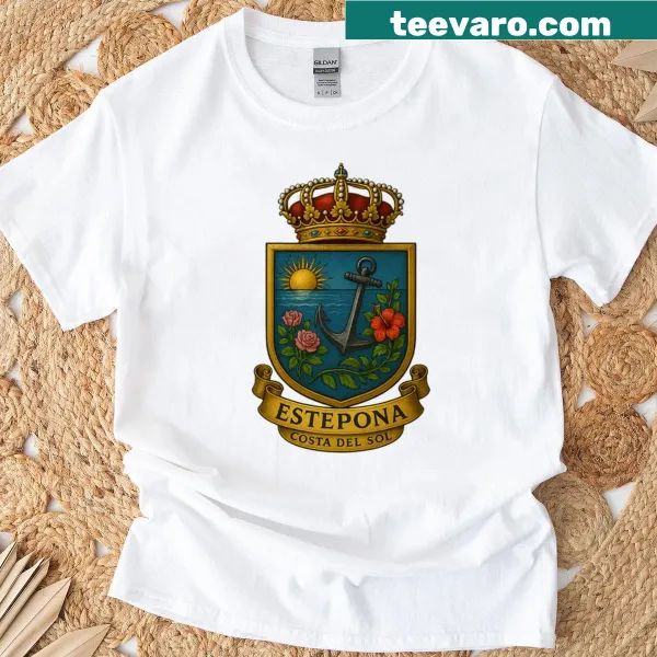 Coat of arms design from Estepona on T-shirt