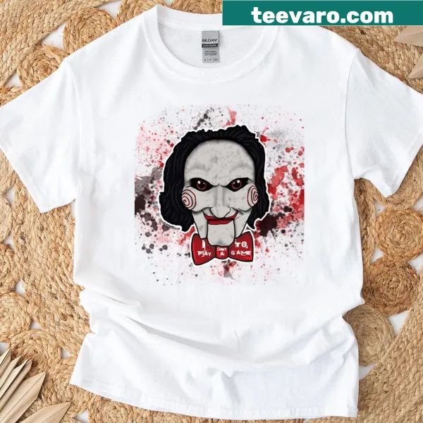 Creepy puppet graphic T-shirt in oversized fit