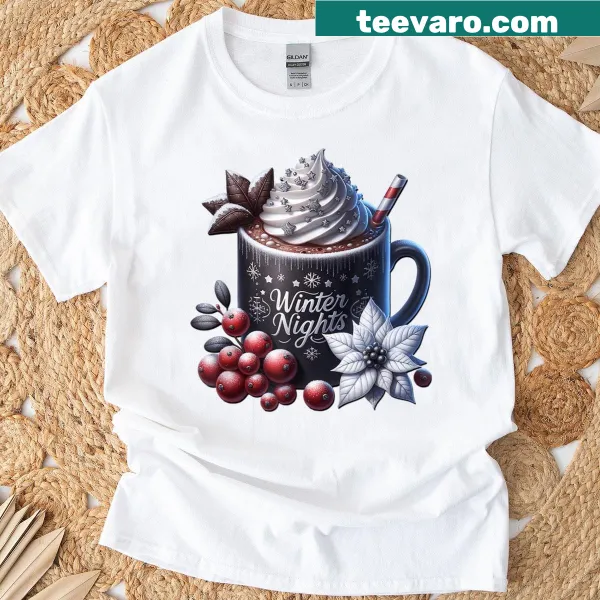 Illustration of hot chocolate for winter lovers
