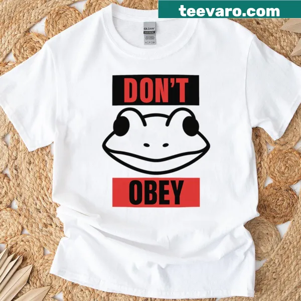 Frog Resistance t-shirt with humorous frog-themed text