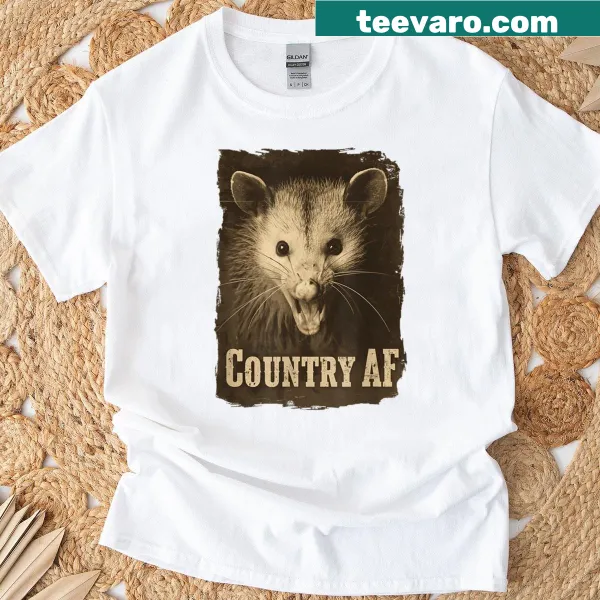 Funny Southern humor opossum saying on T-shirt