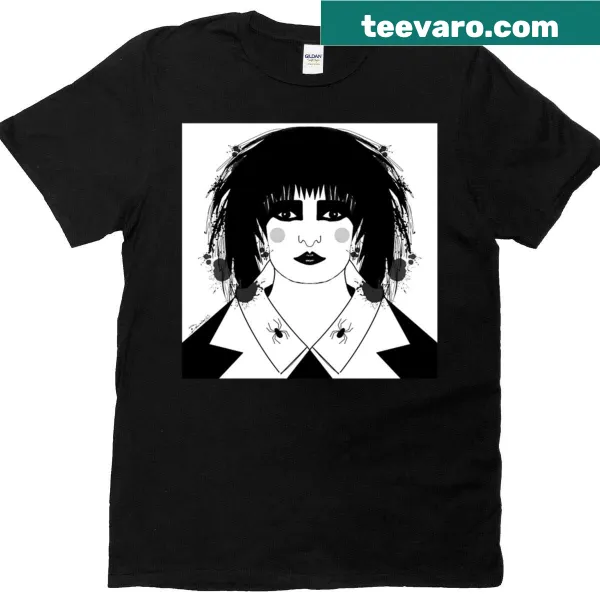 Goth girl illustration T-shirt from Tale Teller Club Press