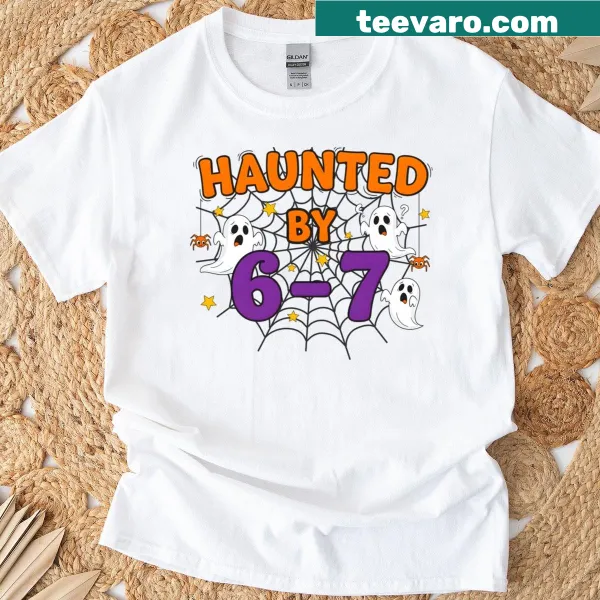 Meme-inspired Halloween T-shirt featuring a spooky ghost